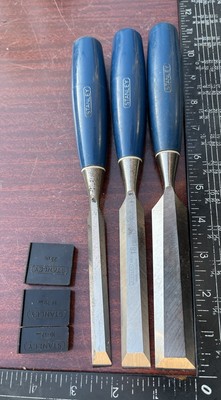 3 x Vintage Stanley 5002 Meißel 12, 18, 25 mm