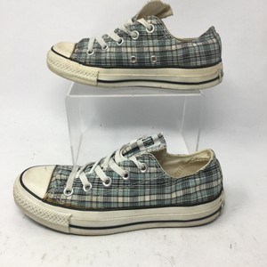 blue tartan converse