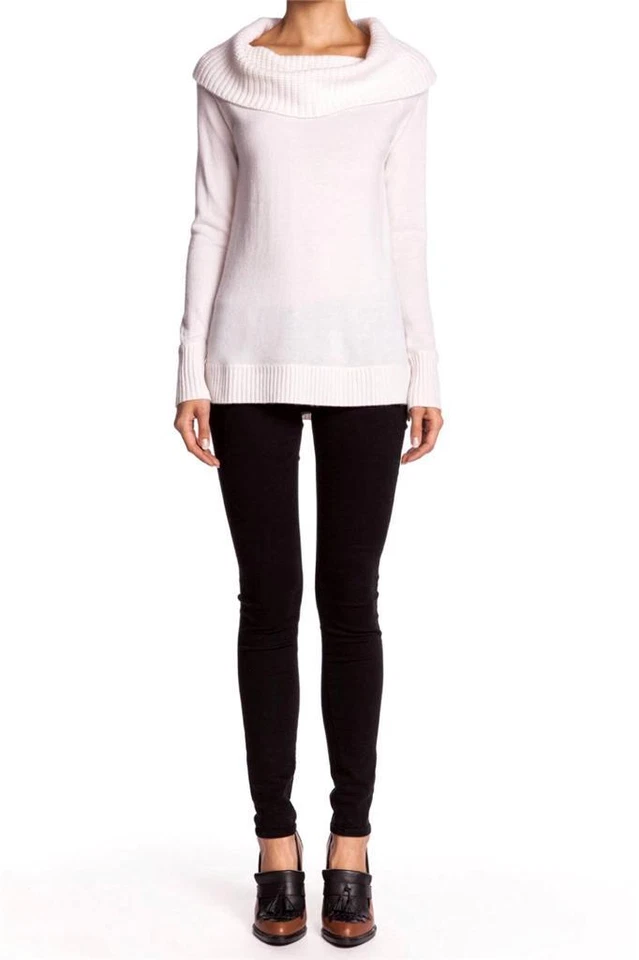 Christopher Fischer Isla Suéter Arroz 100% Cachemira Marfil Beige Camisa NUEVO Top Foto 4 de 4