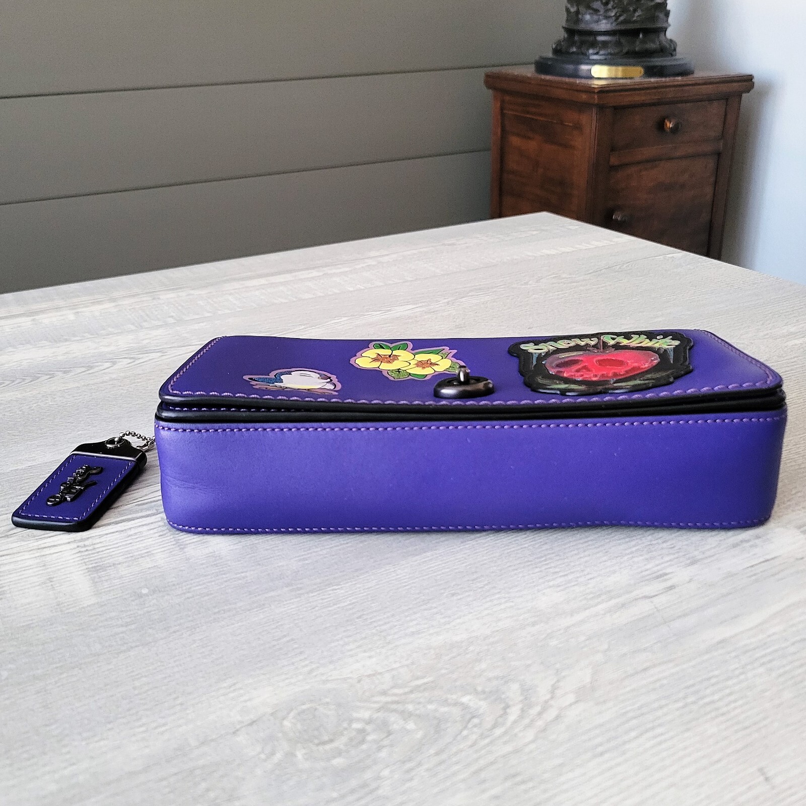 Coach X Disney Snow White Crossbody Dark Fairytale Pu… Gem