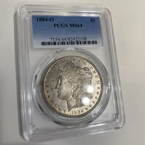 MINT STATE 1884-O Morgan $125 Silver Dollar PCGS MS64 1884 O MS-64