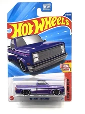Hot Wheels Dollar General Exclusive '83 Chevy Silverado (purple)  #249 SEE PHOTO