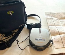 Sony Discman ESP D-E301 Portable CD Player Silver/Black Mega Bass AVLS