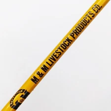 c1950s Eagle Grove IA M&M Livestock Products Co Advertising Pencil Vitamin IA G2