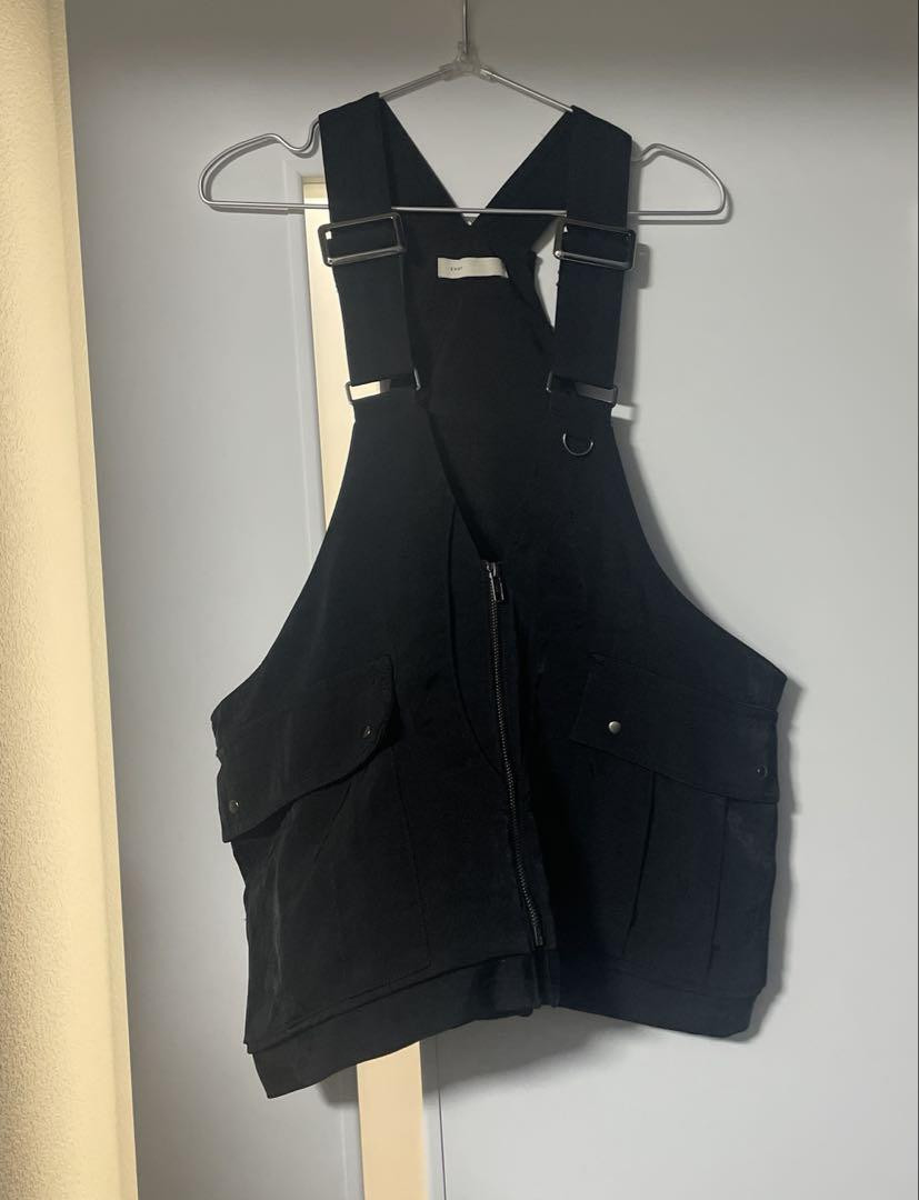 Enof Twill Bag Vest Black, Versatile Wear, Size 54cm, Stylish 