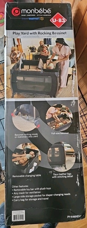 Monbebe Flex Deluxe Baby Play Yard with Bassinet - Camo