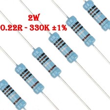 2W �1% Metal Carbon Film Resistor Resistance Five-color ring 0.22R - 330K