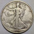 1917 walking liberty half dollar 50c - combined shipping available