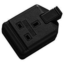 Masterplug Heavy Duty Single Socket Trailing Socket, without Plug and Cable, ...
