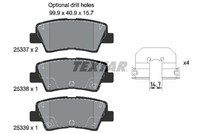 Textar Bremsbelagsatz, Scheibenbremse 2533703 FüR Hyundai KIA