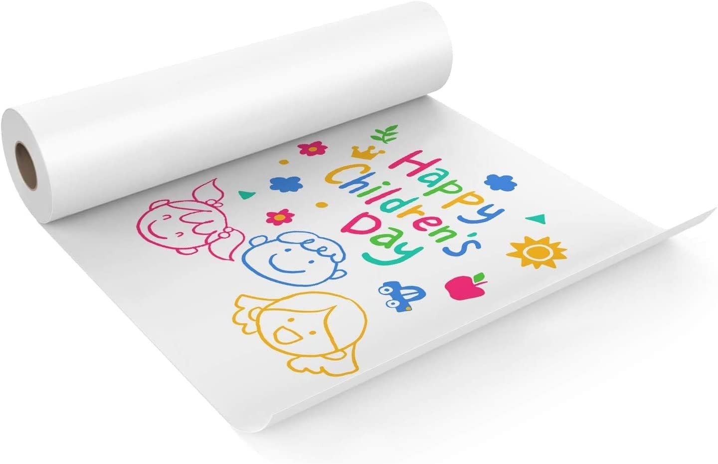 Paper Roll 44cm x 10m (17.3"" x 32.8ft) - White Drawing Paper, Wall Art, Gift Wr