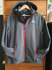 NORD CAPE men's Norwegian softshell jacket *size M / L* grey removable hood