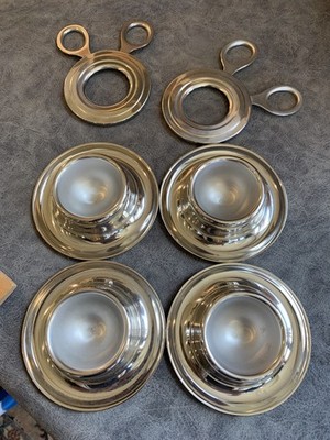 Rostfrei hard boiled egg set. 4 egg cups, two cutters german excellence!