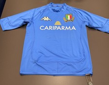 Italia Maglia Rugby Vintage L Large Azzurri Kappa Cariparma