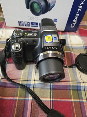 Sony Cyber-shot DSC-H5 7.2MP Digital Camera - Silver for sale