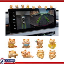 Cute Car Dashboard Decor 8pcs Mini Cat Figurines Glue Home Office Yellow Cute Car Dashboard Decor 8pcs Mini Cat Figurines Glue Home Office Yellow