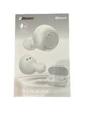 2Boom Vibrant Air True Wireless Earphones Bluetooth - 32.8ft White Brand New 