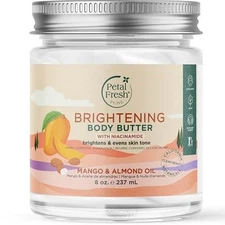 Petal Fresh Pure Brightening Mango & Almond Oil Body Butter with Niacinamide, Sh