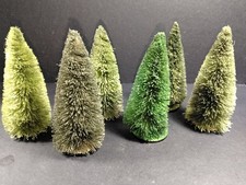 6x 28mm Pine Trees - Painted Table Ready - Bolt Action - Barons War - Warhammer