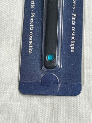 NEW Rubis Swiss Grypho Tweezers Switzerland Slanted Tip Birthstone Black Gold