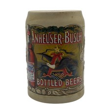 Vintage 1991 Budweiser Anheuser-Busch Bottled Beer Stein Ceramarte Brazil CS128