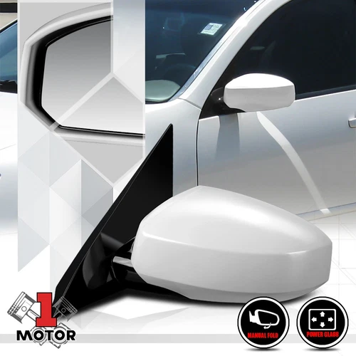 [Left] Driver Side Power Foldable OE Replacement Mirror for 04-08 Nissan Maxima