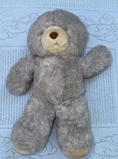 Vintage Animal Fair Gray 13” Teddy Bear Plush Item #7648A HTF Made In Korea