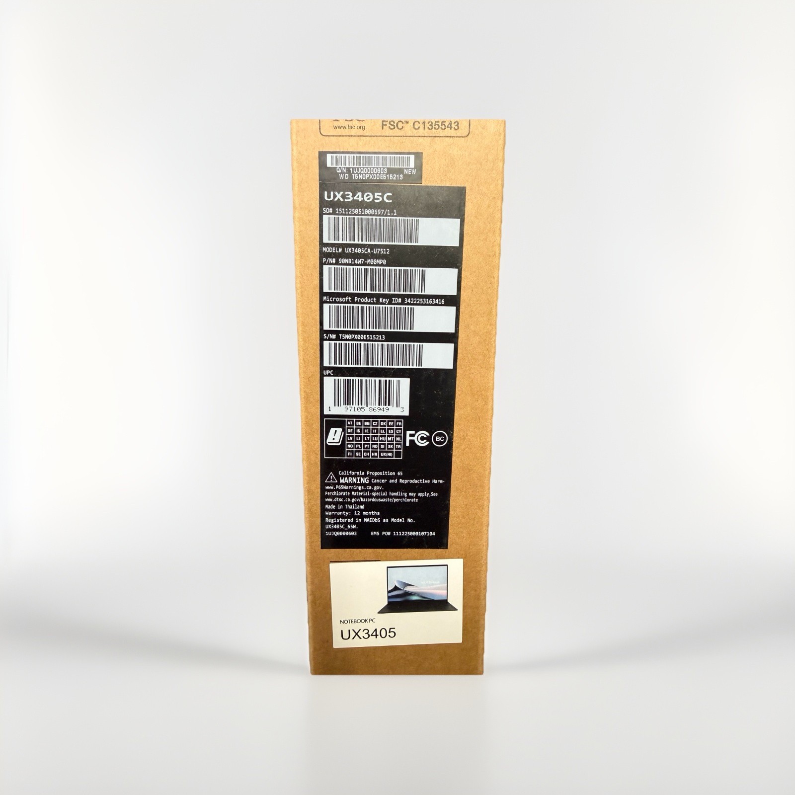 ASUS ZenBook 14, 14-Inch Laptop, with 255H, 512 GB SSD (Solid State Drive), Windows 11 Home