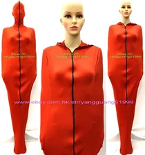 Red Spandex Mummy Costumes Sleeping Bag Unisex Sleepsacks internal Sleeves F515