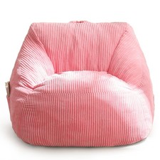 MAXYOYO Kids Bean Bag Chair,Corduroy Memory Foam Reading Chair for Toddlers