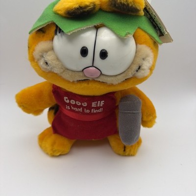 Garfield ''A Good Elf is Hard to Find!'' 1978 Dakin 9'' Plush w/ Tags 080124WT2