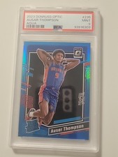 2023 Optic Aqua Ausar Thompson PSA 9 Rated Rookie /249