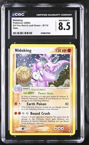 Nidoking graded CGC 8.5 for sale on eBay