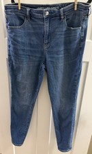 Women  s American Eagle Skinny Jeans Blue Size 18