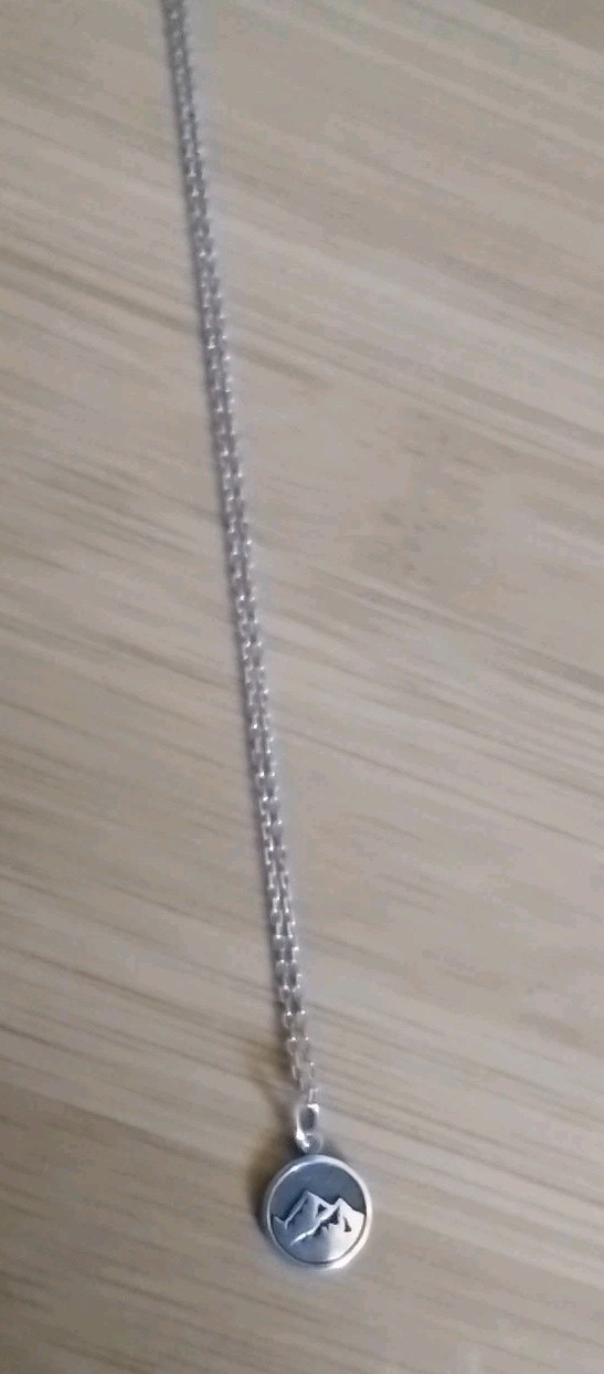 Tiny Earth Elements Charm Necklace - 925 Sterling… - image 2