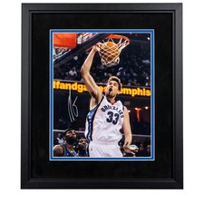 Marc Gasol Memphis Grizzlies Signed 11x14 Custom Framed Photo PSA