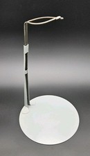 Vintage Kaiser Chicago Metal Doll Stand Adjustable White Base Crown Mark