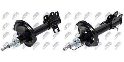 NTY Shock Absorbers Set Front Axle For NISSAN X-Trail 01-13 543038H600
