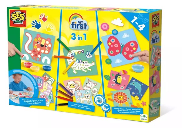 8710341144890 3W1 My First Malowanie Palcami Set Ses Creative-image