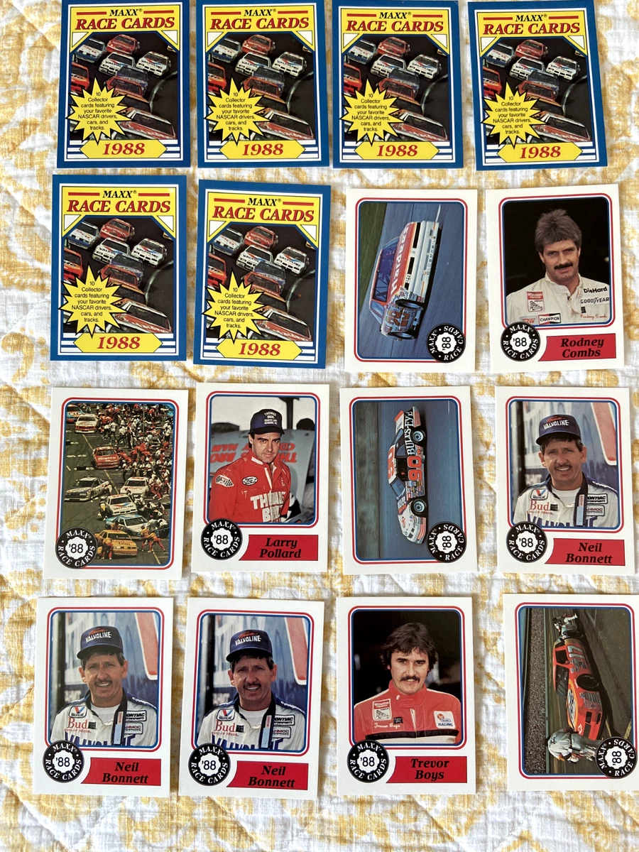 1988 maxx race cards first annual edition 1988 Maxx Race Cards for sale