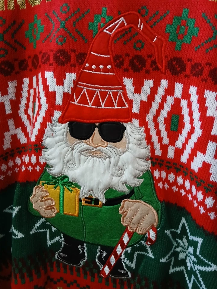 Gnome For The Holidays Ugly Christmas Sweater Size L ( 42-44)  - Image 4 of 4