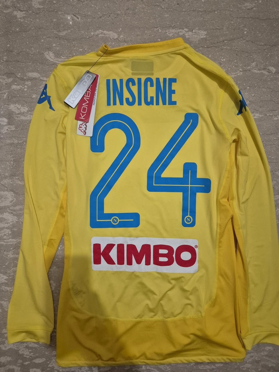 Kit Nom + Numéro SSC Napoli – Insigne 24 – Officiel 2018/19 – Domicile – Neuf