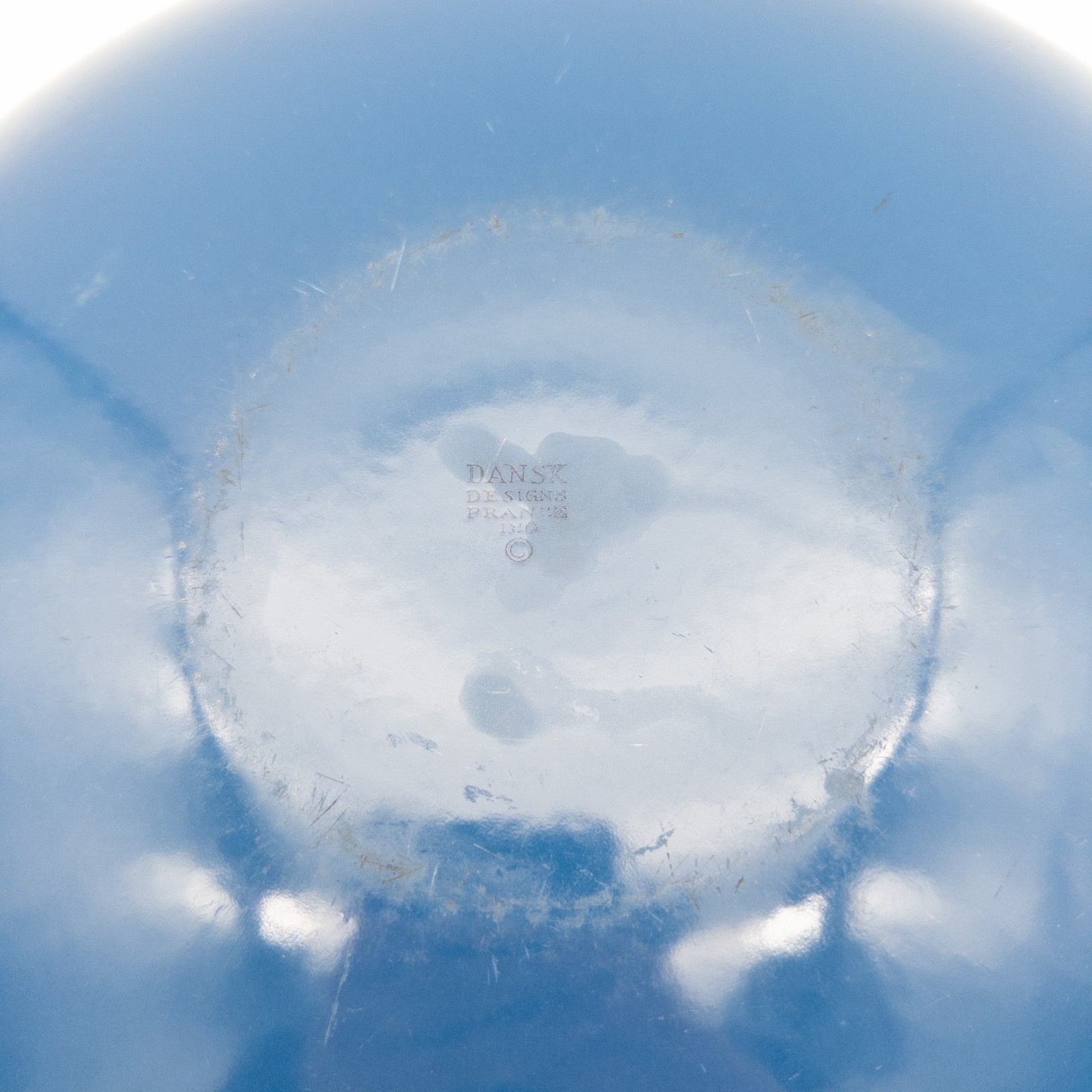 Dansk Kobenstyle Paella Pan Enamel Blue 13.4in Vintage France IHQ Collectible