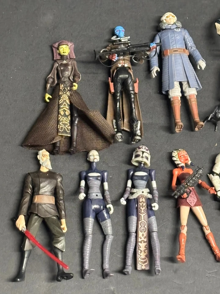 Star Wars Clone Wars 21 Figure Lot Loose Ahsoka Anakin Yoda Grievous Clones - Image 2 of 4