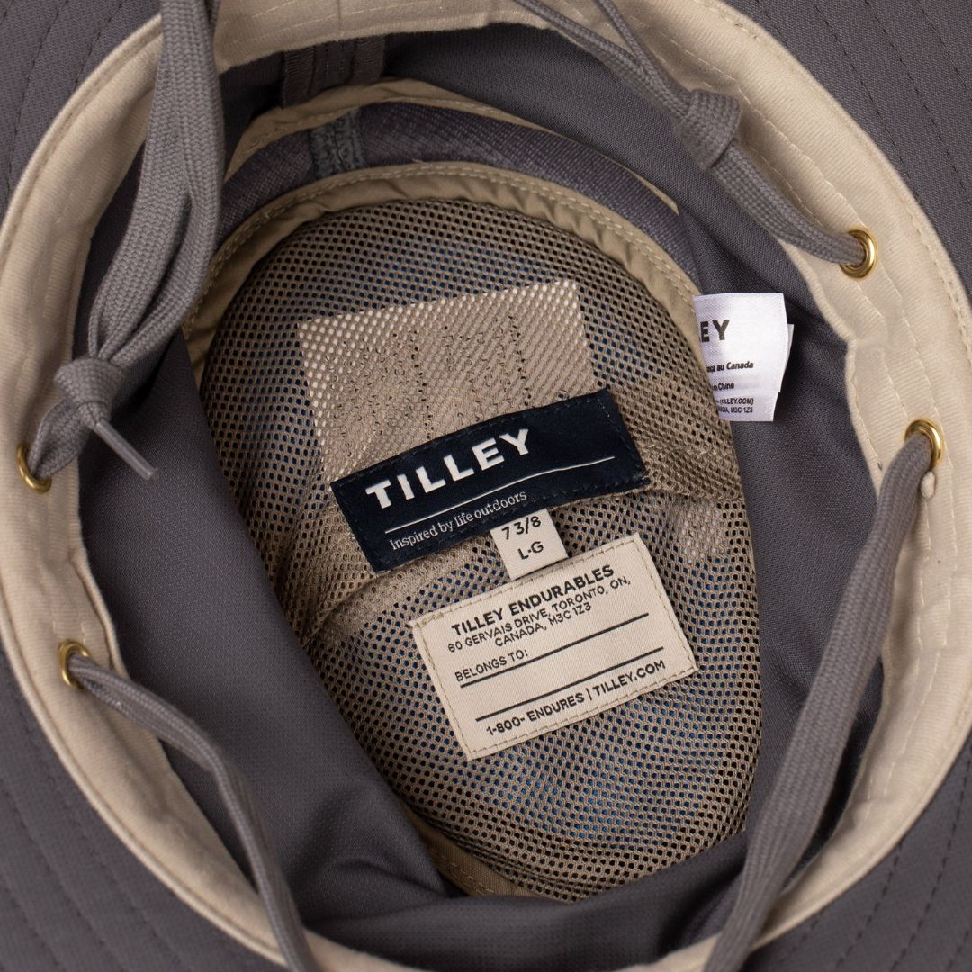 Tilley T4MO-1 Hikers Hat, Grey, 7 3/4