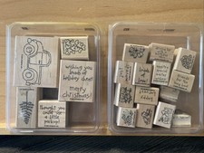 Stampin' Up LOADS OF LOVE with ACCESSORIES stamp sets, GOOD condition