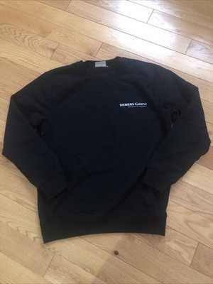 Hakro Crew Neck Black Sweatshirt Medium with Siemens Gamesa Logo Pullover