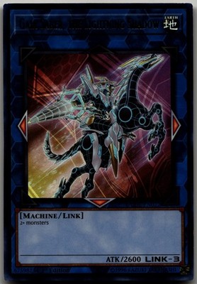 Gaia Saber, the Lightning Shadow Ultra Rare Duel Devastator DUDE-EN022 LP
