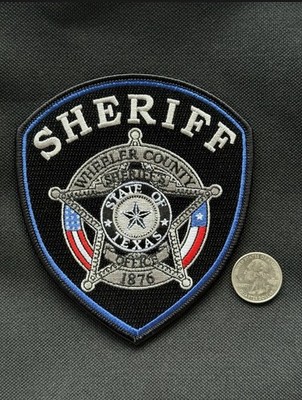RARE! Wheeler County Texas Sheriff s Office Uniform Patch - New Condition