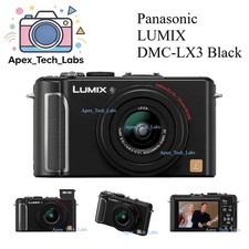 Panasonic LUMIX DMC-LX3 Digital Camera 10.1MP 2.5x Optical Zoom Black Auto Focus